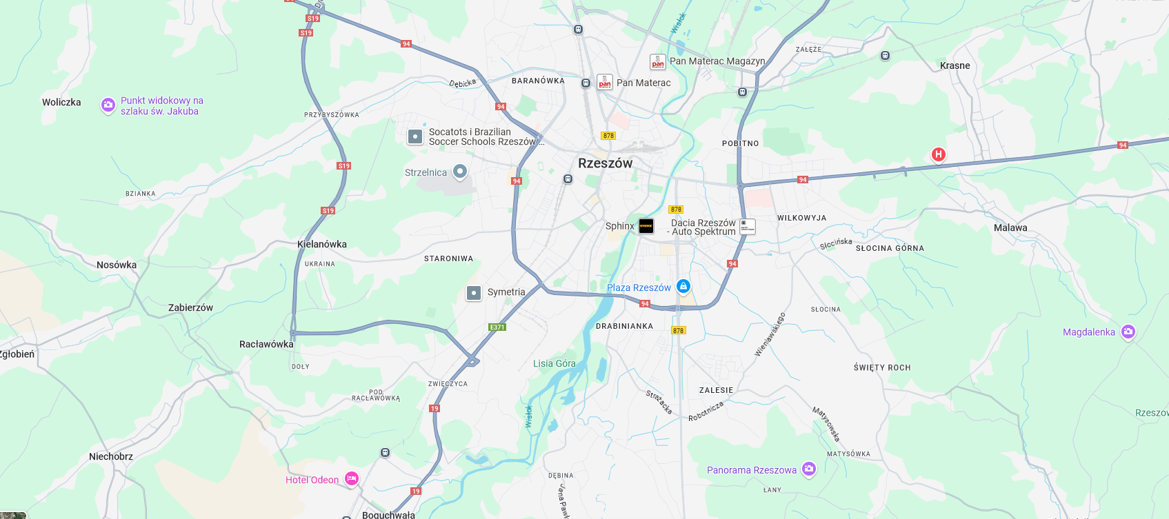 zrzut ekranu google maps